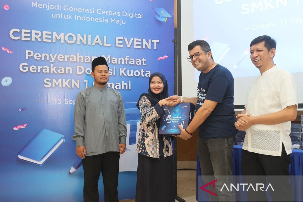 XL Axiata hibahkan 3 juta MB kuota untuk puluhan sekolah