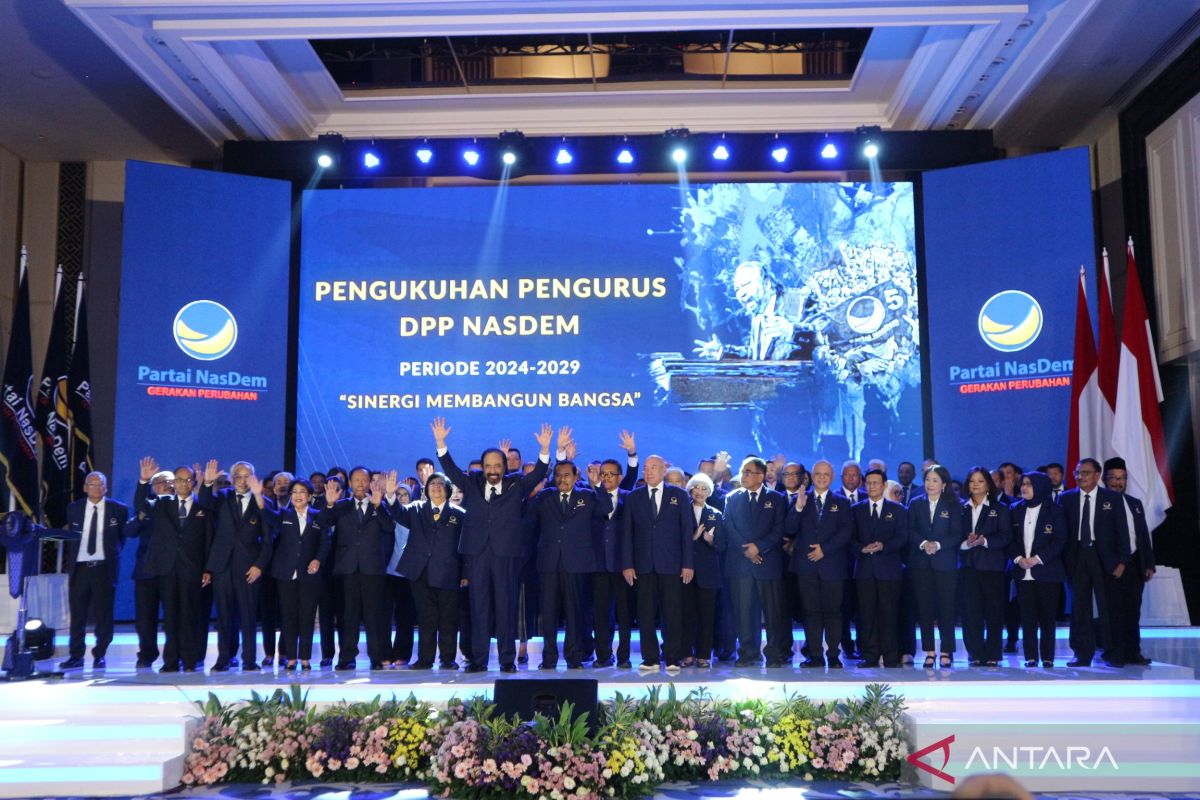 Partai NasDem mengumumkan susunan pengurus DPP NasDem 2024-2029