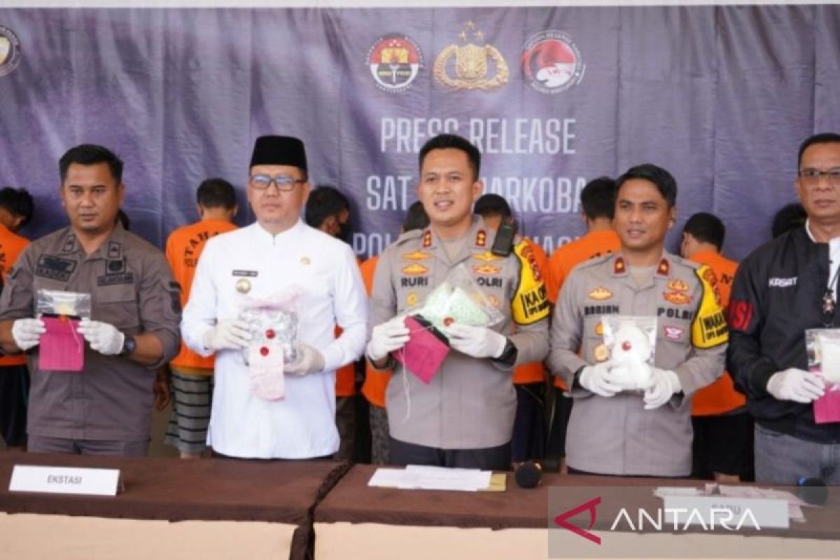 Polres Banyuasin tangani 31 pelaku penyalahgunaan narkoba