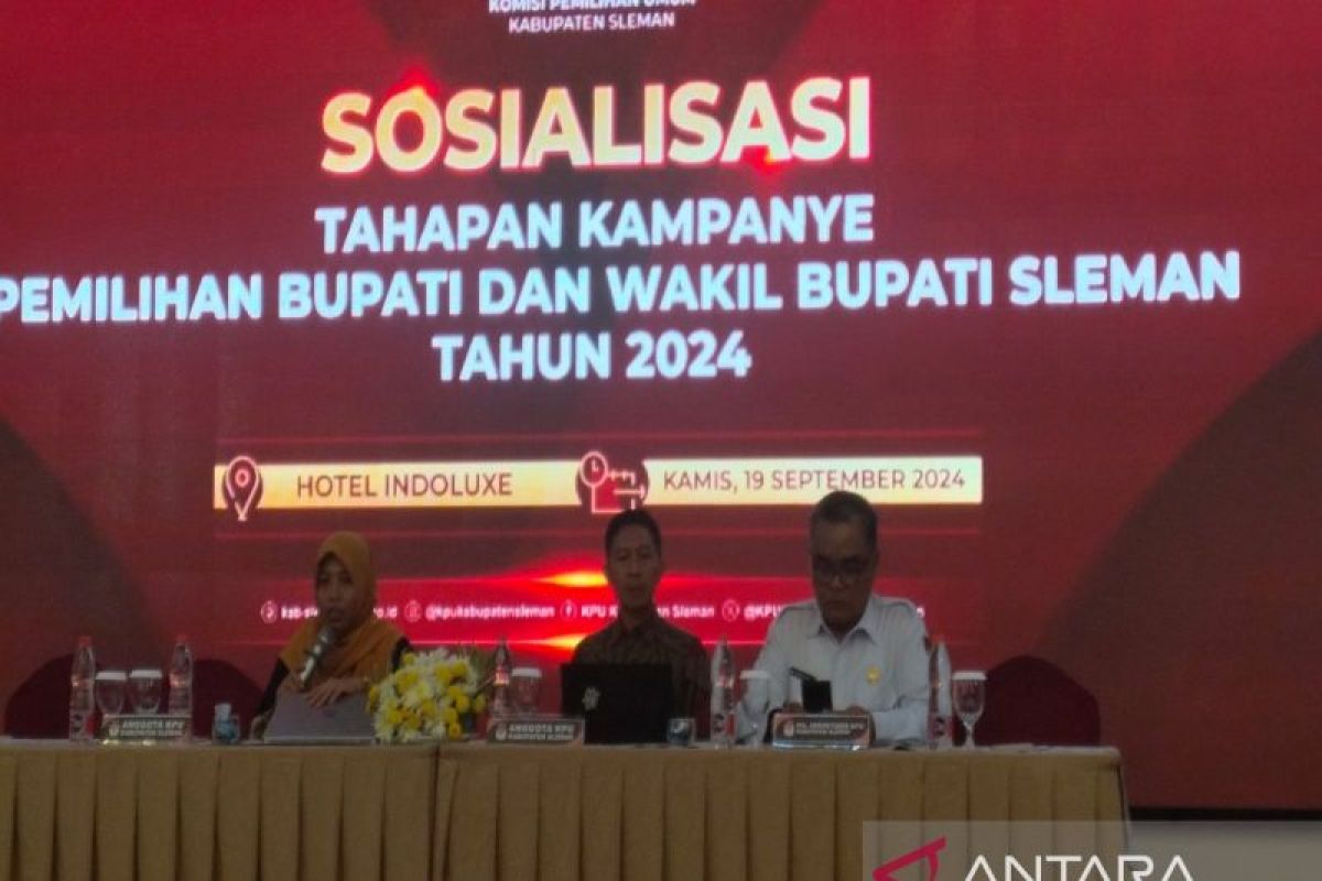 KPU Sleman sosialisasikan tahapan kampanye pilkada