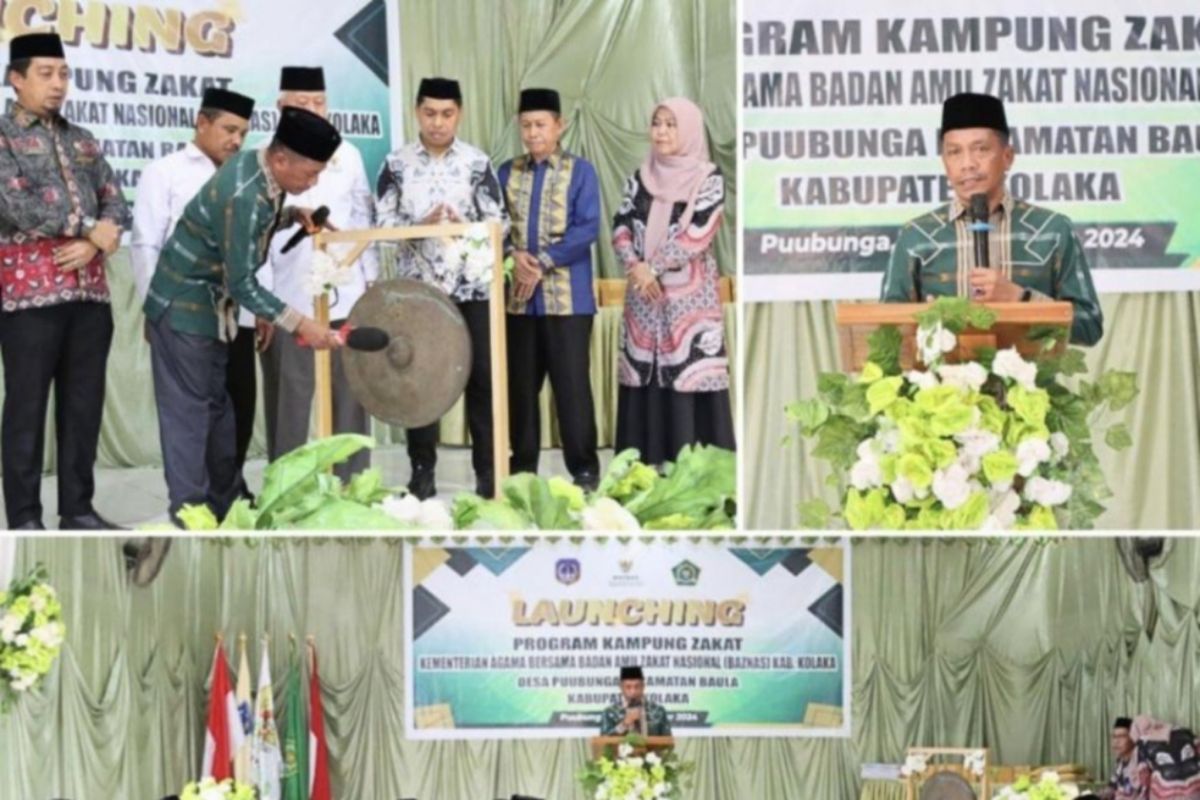 Kemenag bersama Baznas Sultra bentuk Kampung Zakat pertama di Kolaka