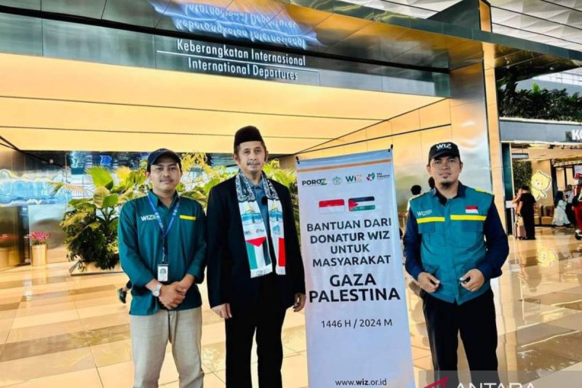 WIZ kirim 12 truk bantuan kemanusiaan ke Palestina