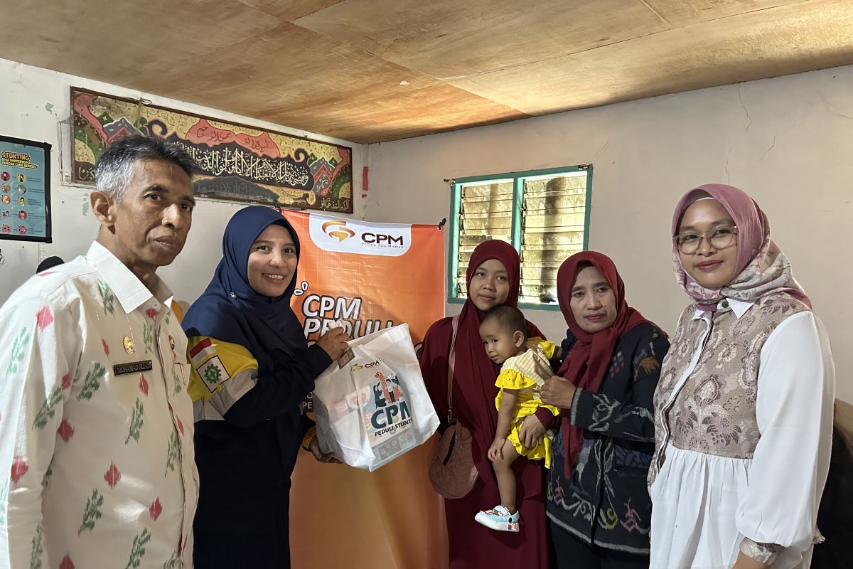 PT CPM lanjutkan program peduli stunting dan pemberian nutrisi tambahan