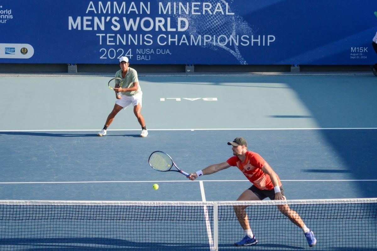 Nathan Anthony/Blake Ellis melenggang ke perempat final ITF M15 Bali pekan keempat