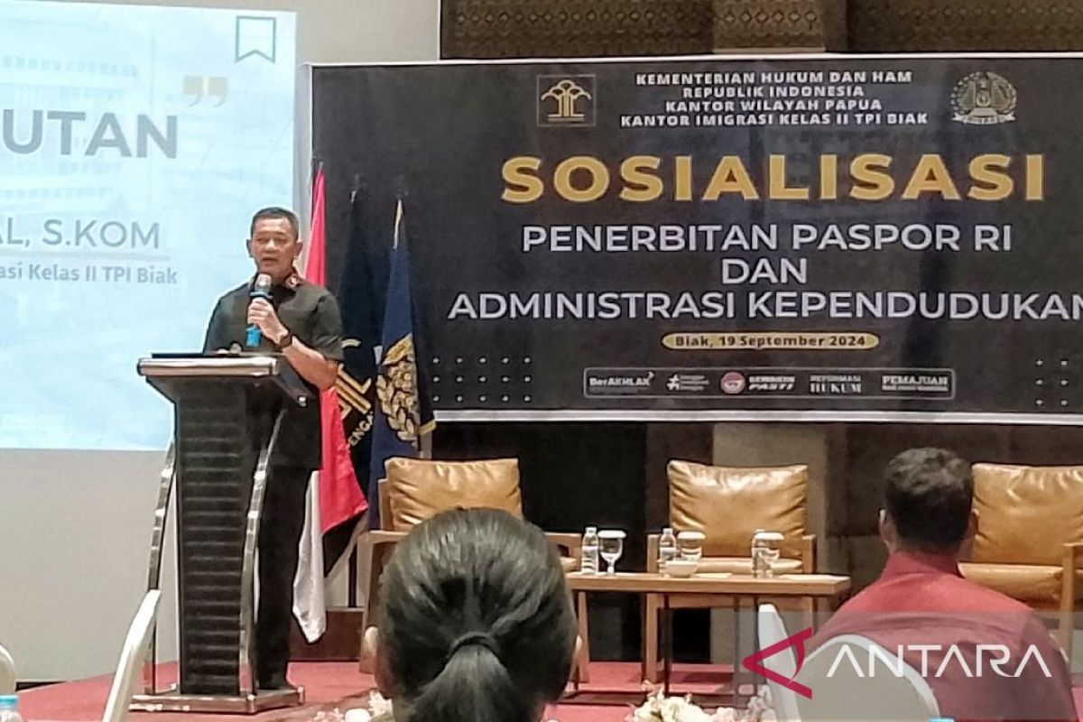 Imigrasi Biak sosialisasi layanan penerbitan Paspor RI