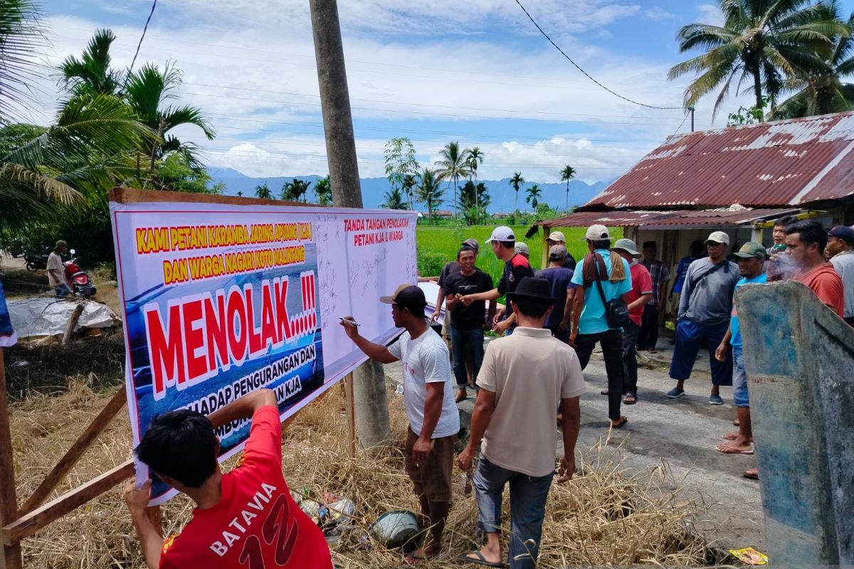 Masyarakat Koto Malintang Agam tolak penertiban KJA Danau Maninjau (Video)