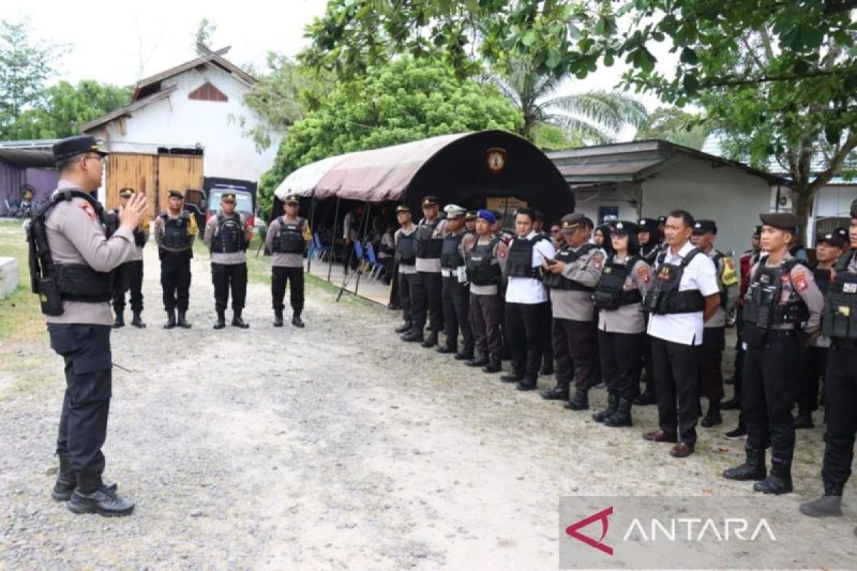 Polres Kobar kerahkan 200 personel pengamanan pengundian dan penetapan nomor paslon