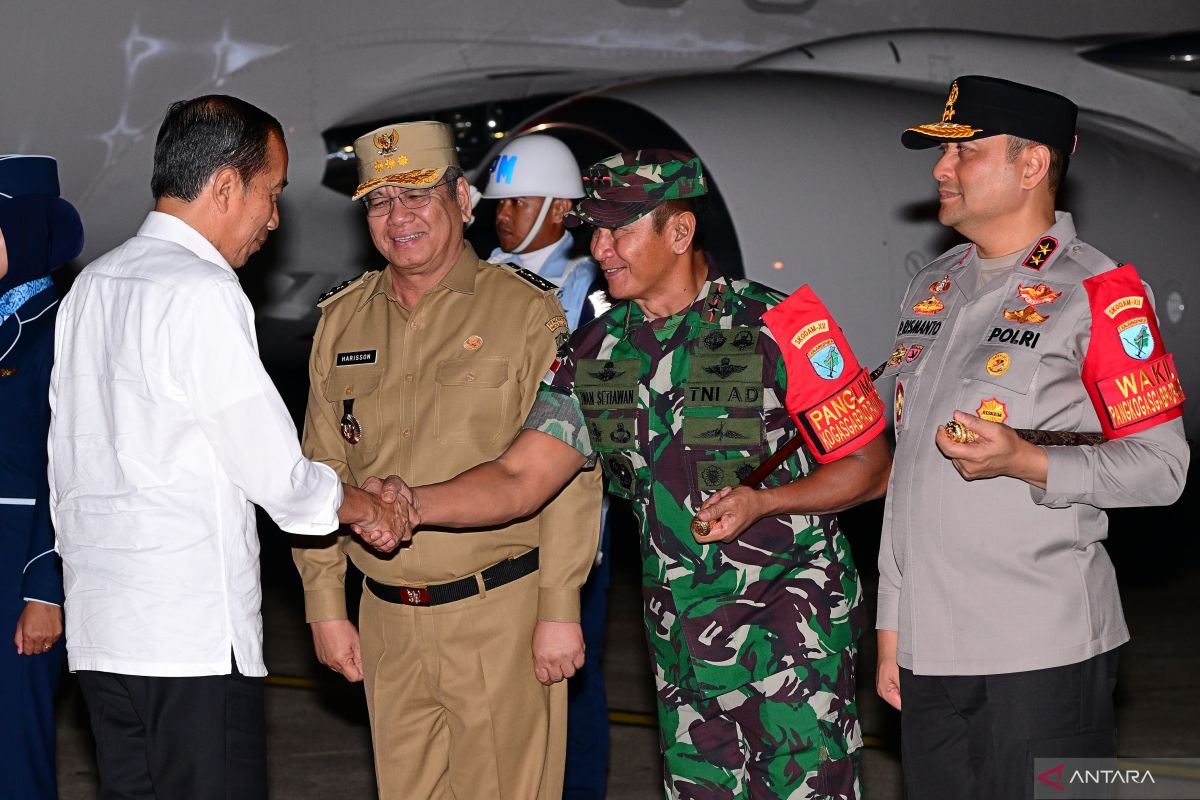 Presiden lanjutkan kunjungan kerja ke Kalimantan Barat