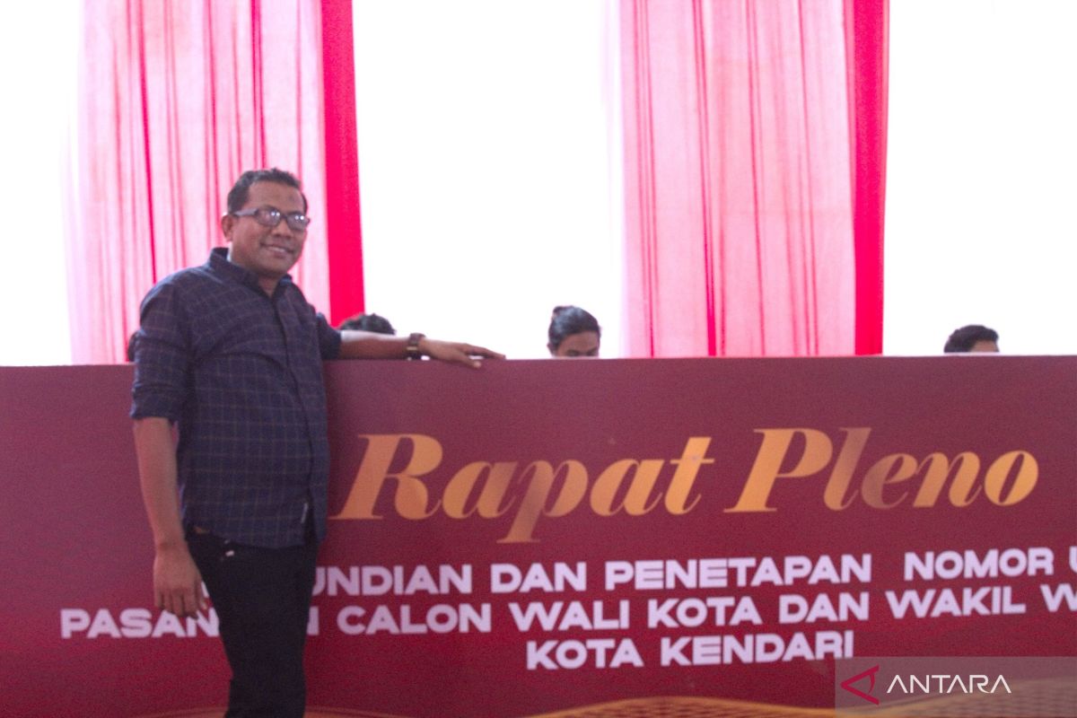 KPU Kendari batasi jumlah pendukung hadir saat pengundian nomor urut calon