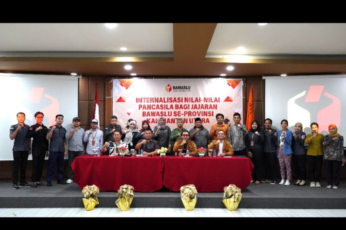 Bawaslu Kaltara gelar Internalisasi Nilai Pancasila, tekankan integritas pengawas Pilkada