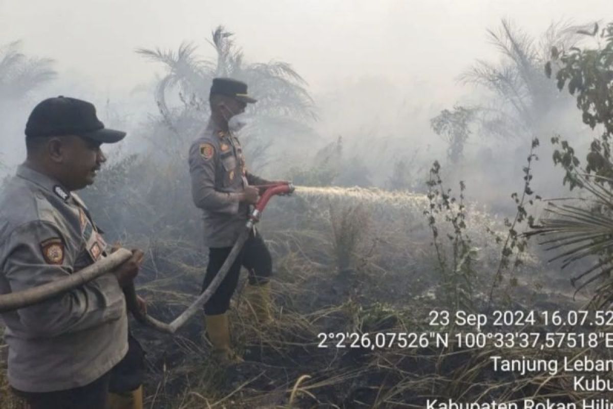 Seluas 25 Hektare lahan terbakar di Rokan Hilir