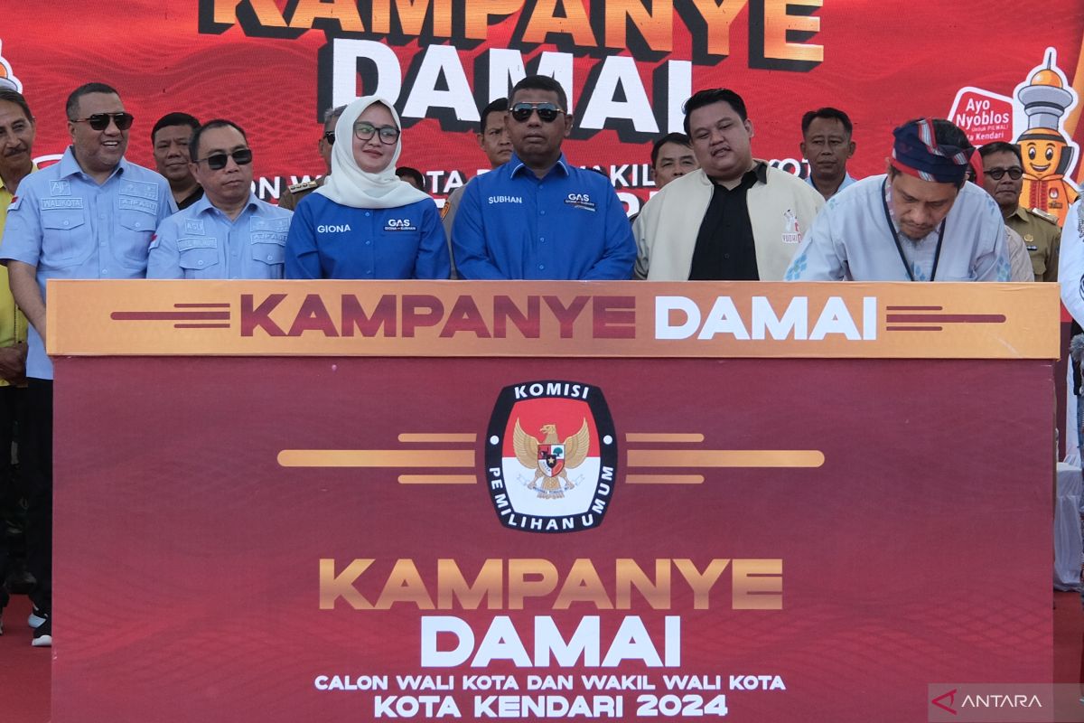 Deklarasi Pilwali damai Kota Kendari