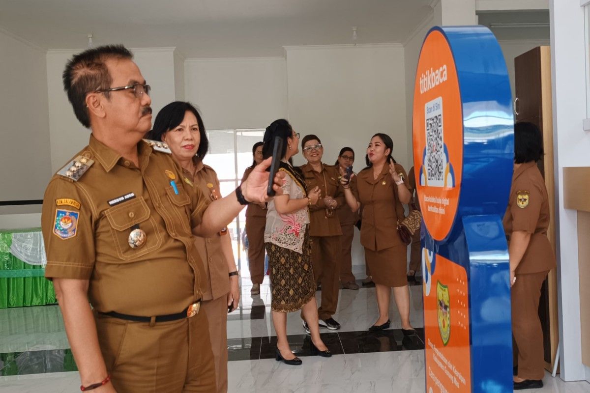 Pacu literasi masyarakat, Pj Bupati Gumas luncurkan Tugu Titik Baca