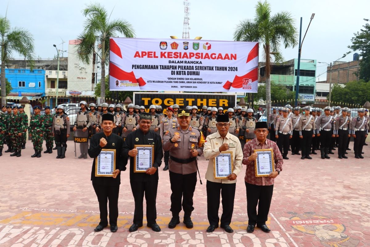 Kapolres Dumai pastikan personel siap amankan pilkada serentak