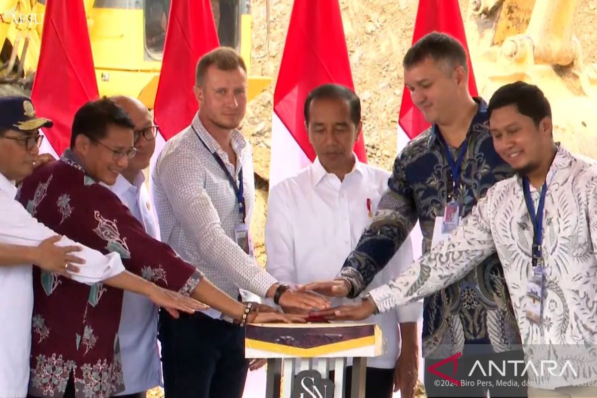 Jokowi "groundbreaking" proyek Magnum Resort Nusantara di IKN senilai Rp300 miliar