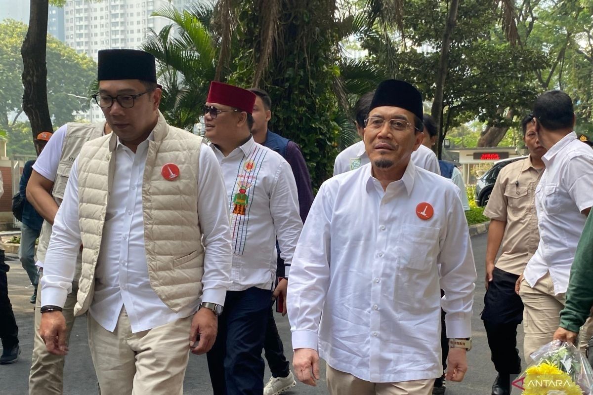 Ridwan Kamil-Suswono ajak istri untuk kenalkan 70 solusi atasi masalah Jakarta