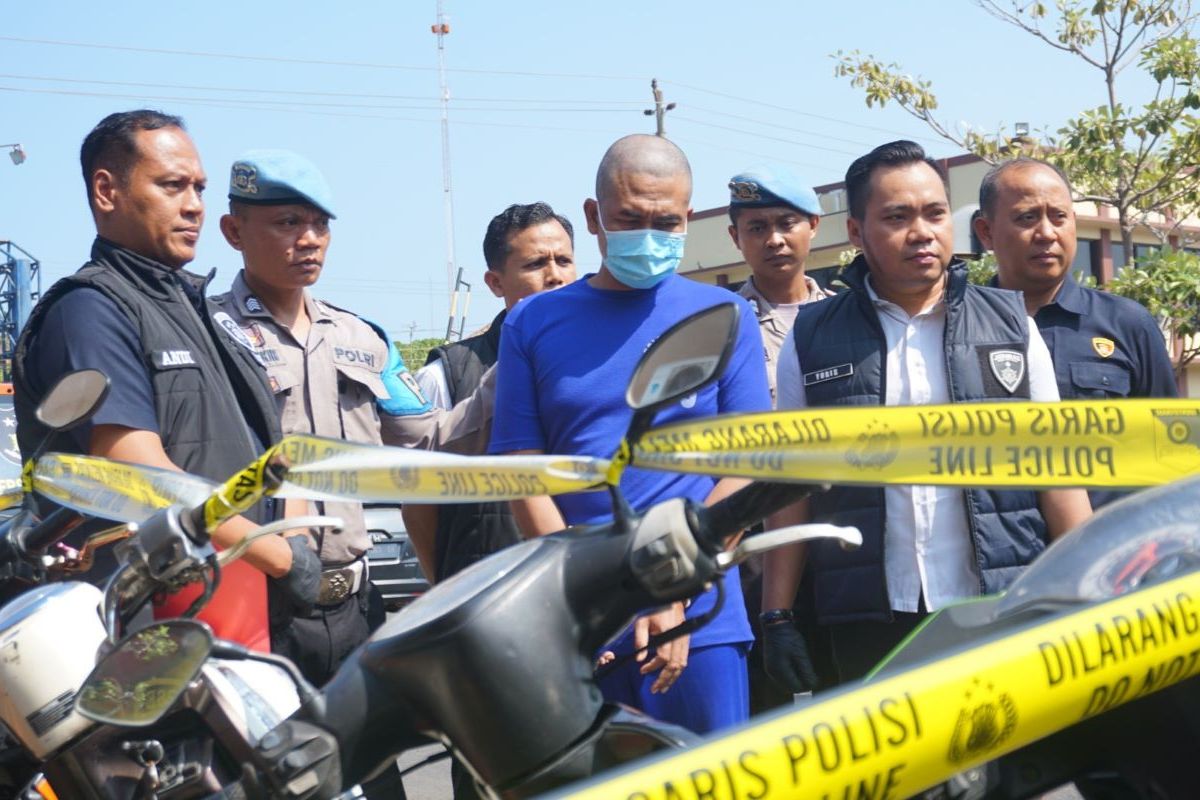 Polres Jepara tangkap pencuri sepeda motor yang kecanduan judi daring