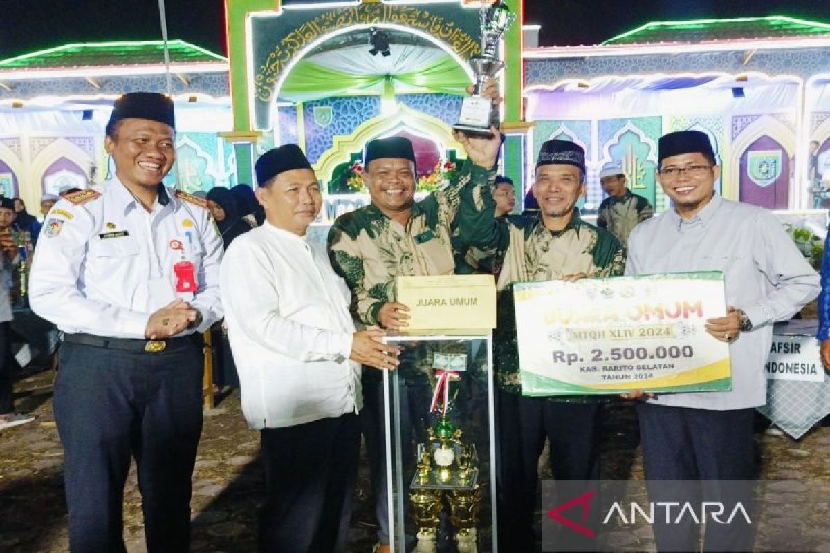 Gunung Bintang Awai juara umum MTQH XLIV Barito Selatan