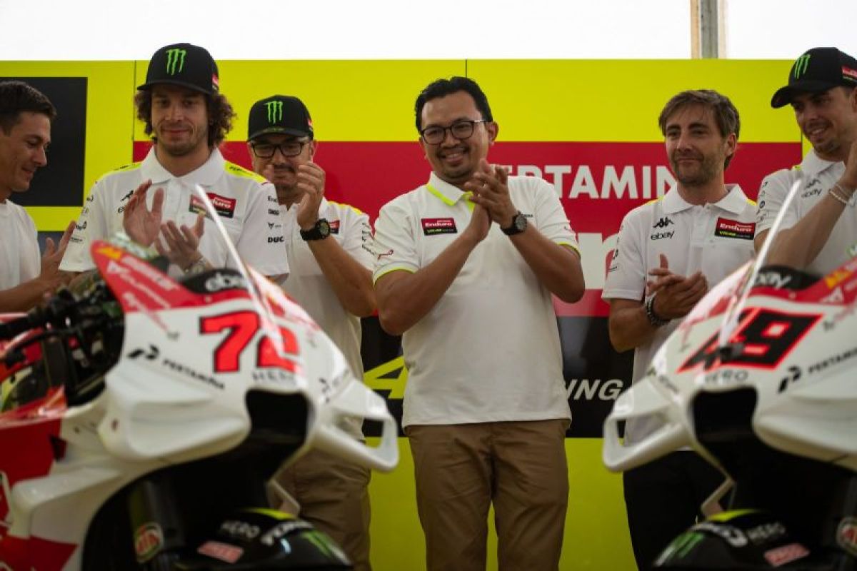 Pertamina Enduro VR46 Racing Team luncurkan livery baru edisi khusus Pertamina Grand Prix of Indonesia