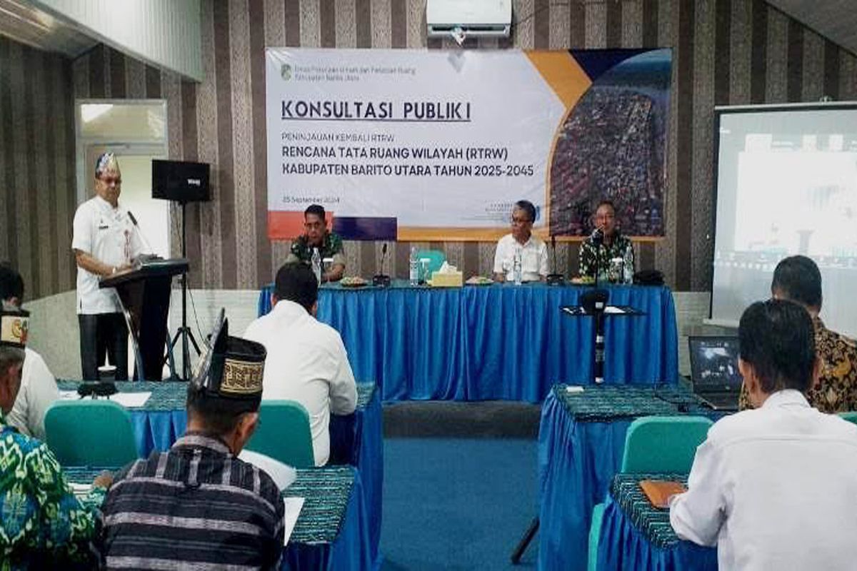 Dinas PUPR Barito Utara konsultasi publik revisi RTRW