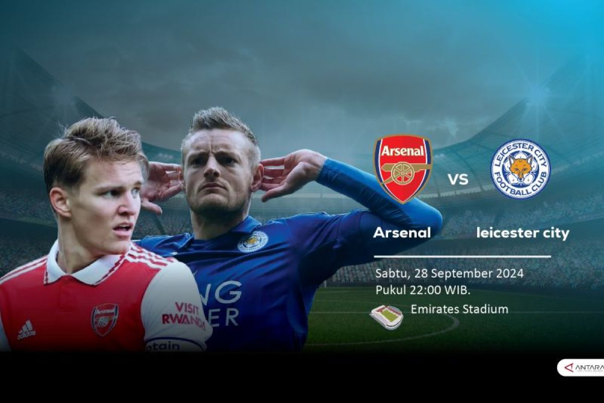 Prediksi Arsenal vs Leicester City, skor, head to head, dan susunan pemain