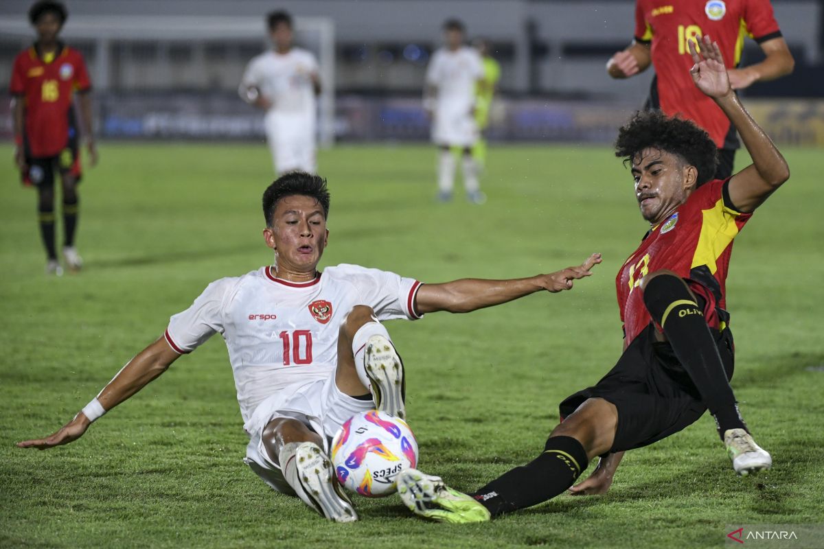 Indonesia kandaskan Timor Leste dengan skor 3-1 pada laga kedua