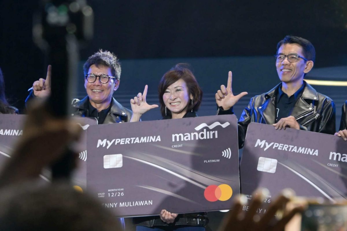 Bank Mandiri relaunching Mandiri MyPertamina Card di MotoGP Mandalika