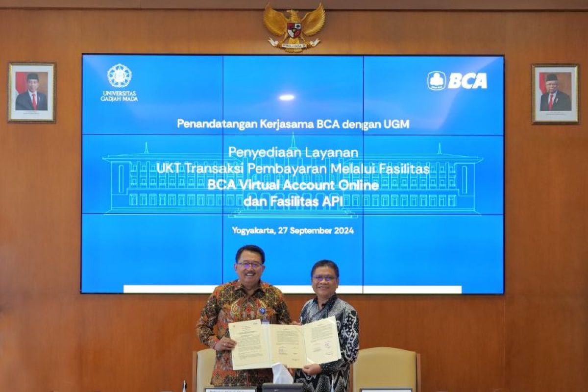 BCA dan UGM bekerja sama sediakan layanan transaksi pembayaran UKT