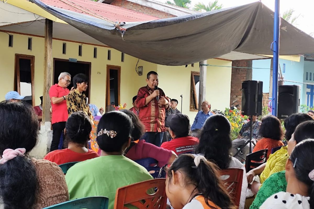 Kampanye di Pinang Sebatang, Irving jawab keluhan warga merasa termarjinalkan