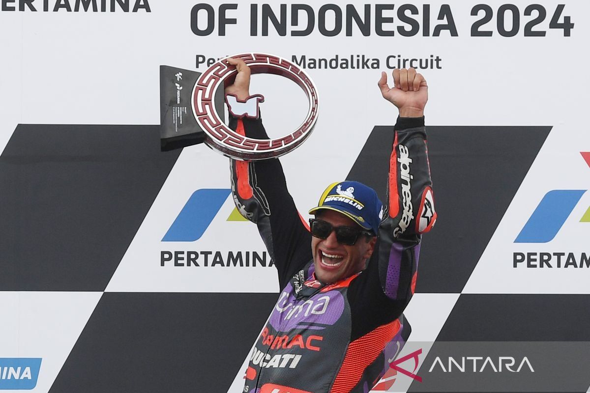 Jorge Martin kokoh di puncak usai menang di Mandalika