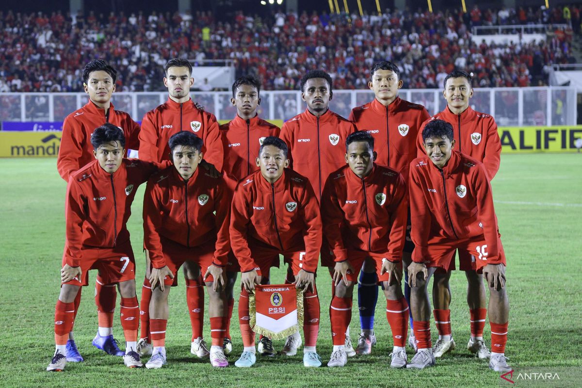 Indonesia U-20 ditahan imbang Yaman 1-1 pada babak pertama