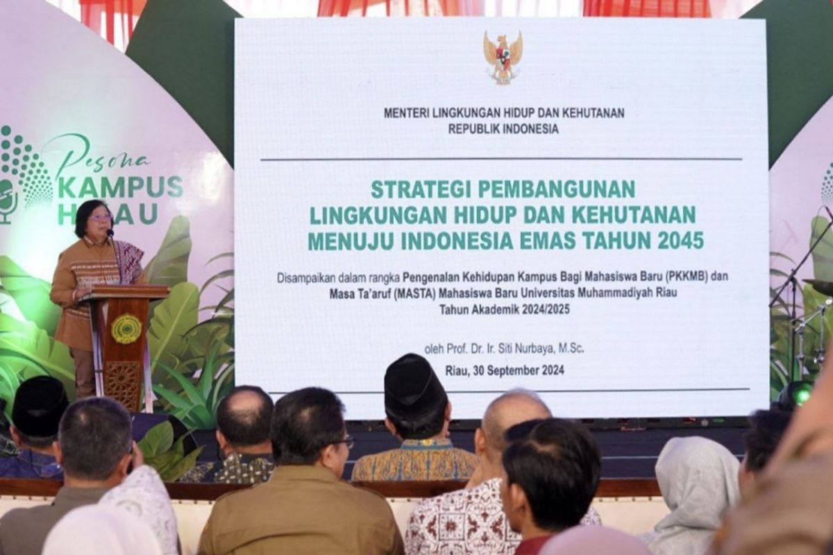 Menteri LHK beri kuliah umum di Universitas Muhammadiyah Riau