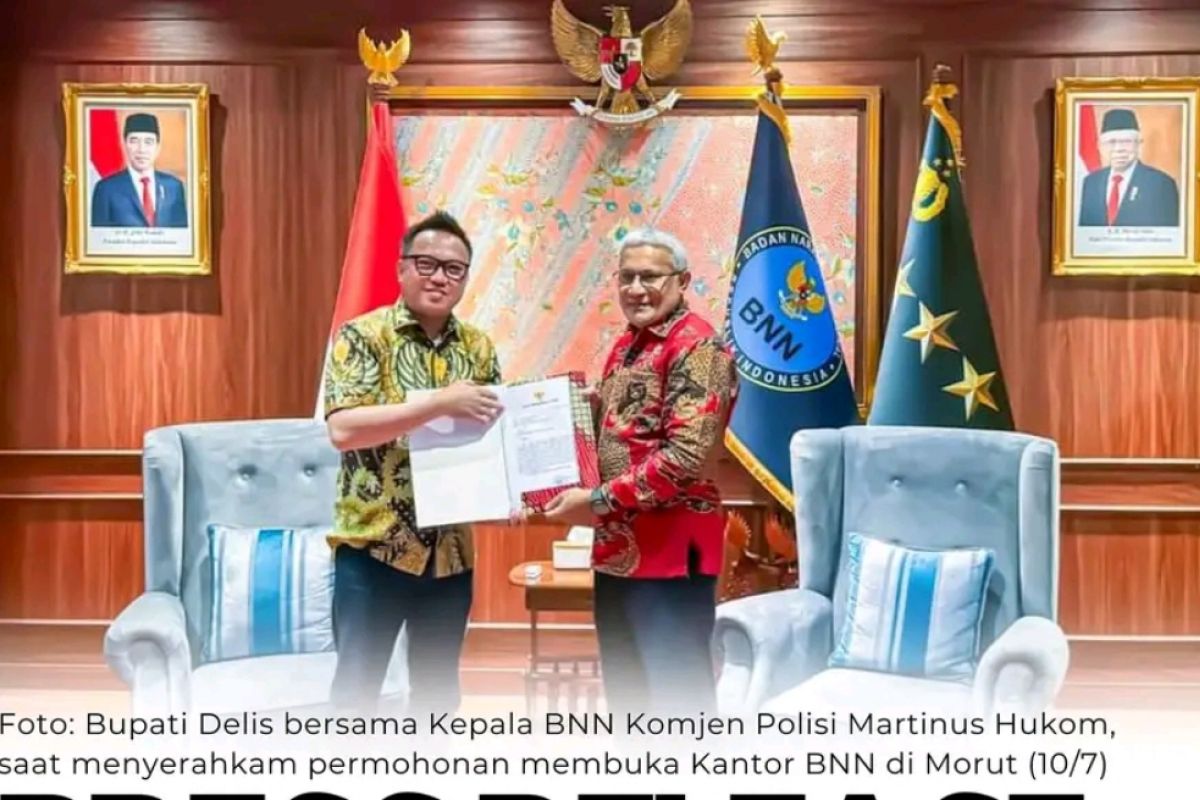 Permohonan Bupati Morut disetujui pusat, kantor Badan Narkotika Nasional Morut segera beroperasi