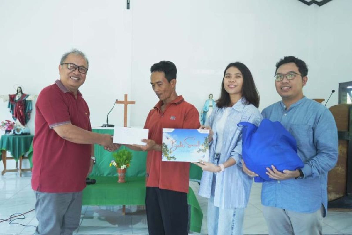 Sambut Bulan Kitab Suci Nasional 2024, Bakorumkris RU IV Cilacap berbagi kasih