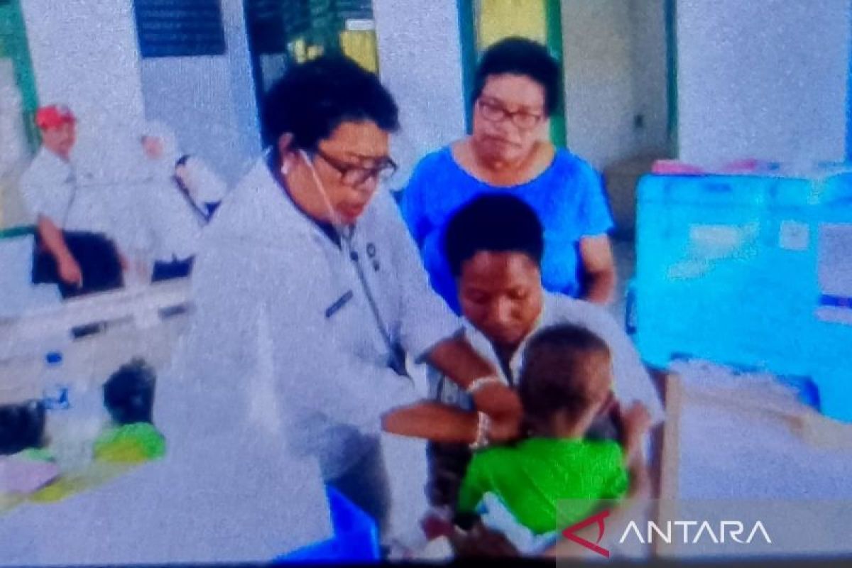 Dinkes Biak: Layanan vaksinasi-imunisasi anak capai 85,5 persen