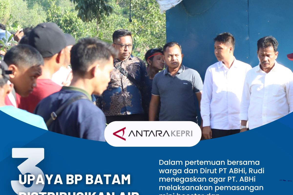 Begini upaya BP Batam untuk salurkan air