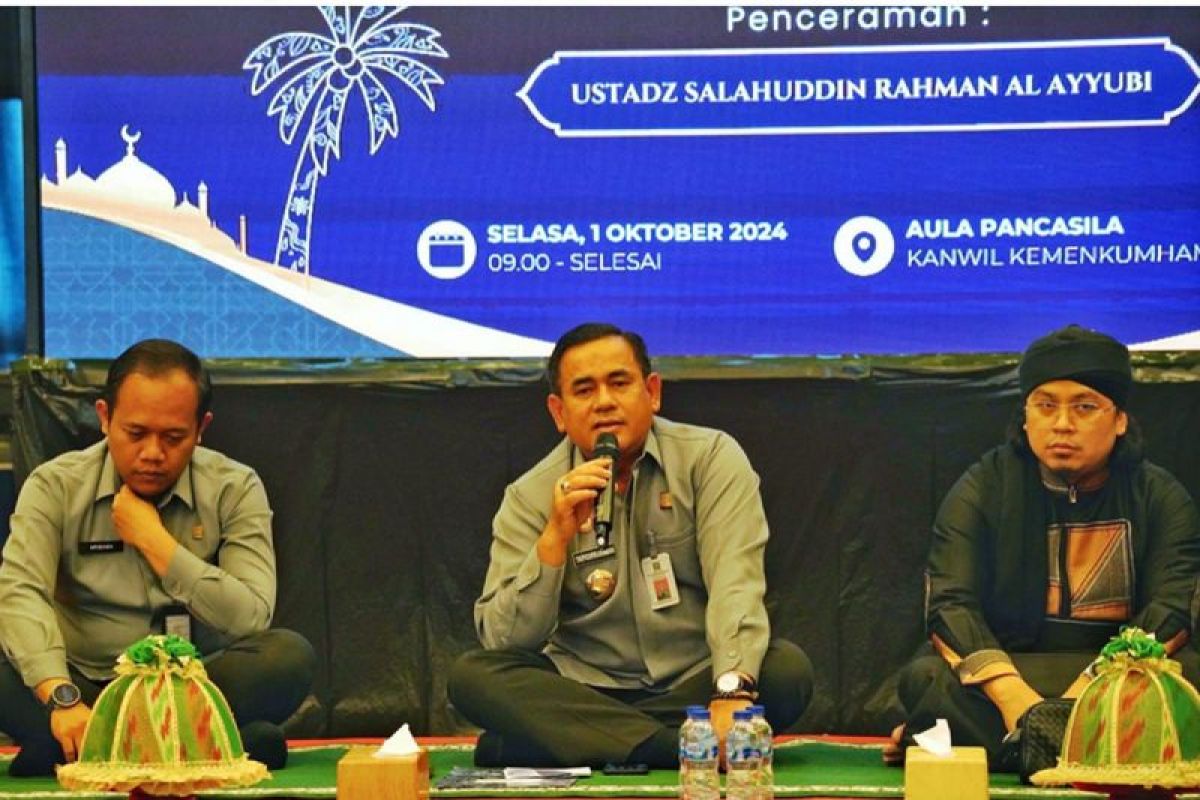 Kakanwil Kemenkumham Sulsel ajak jajarannya jalani hidup 3M