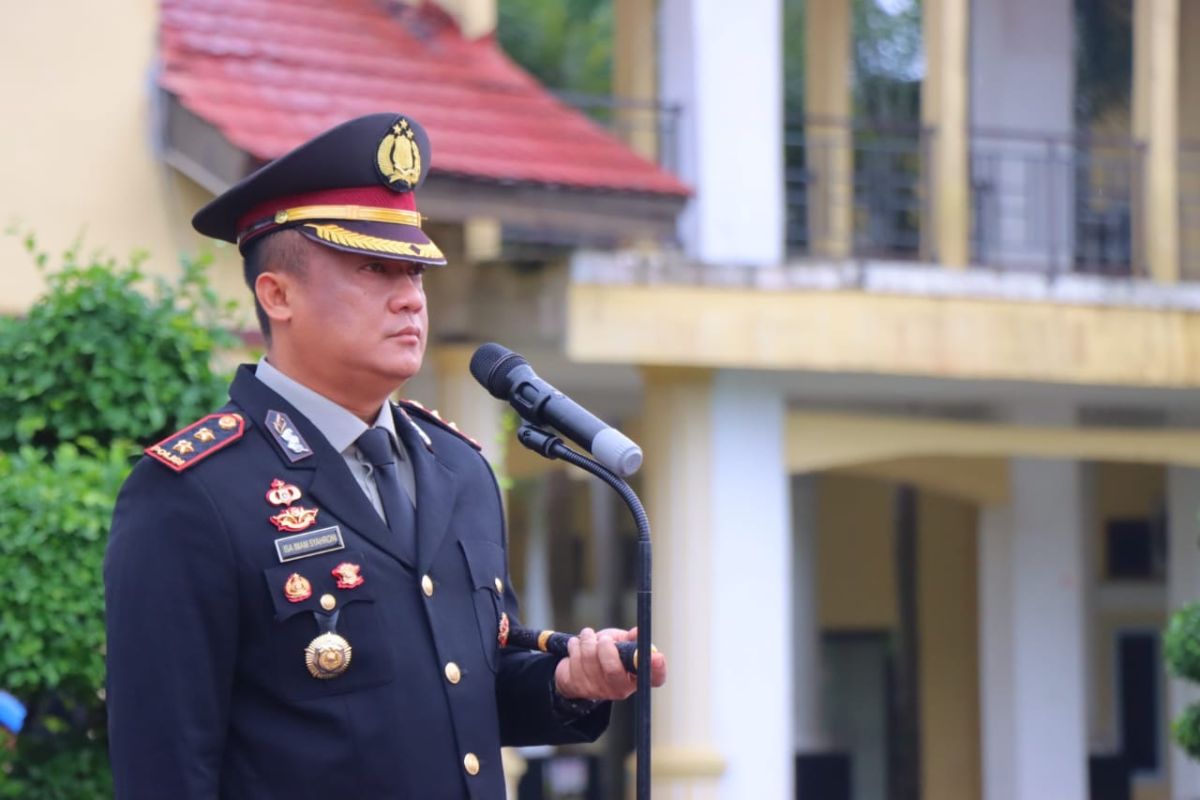 Kapolres Rohil pimpin apel Hari Kesaktian Pancasila, ini pesannya