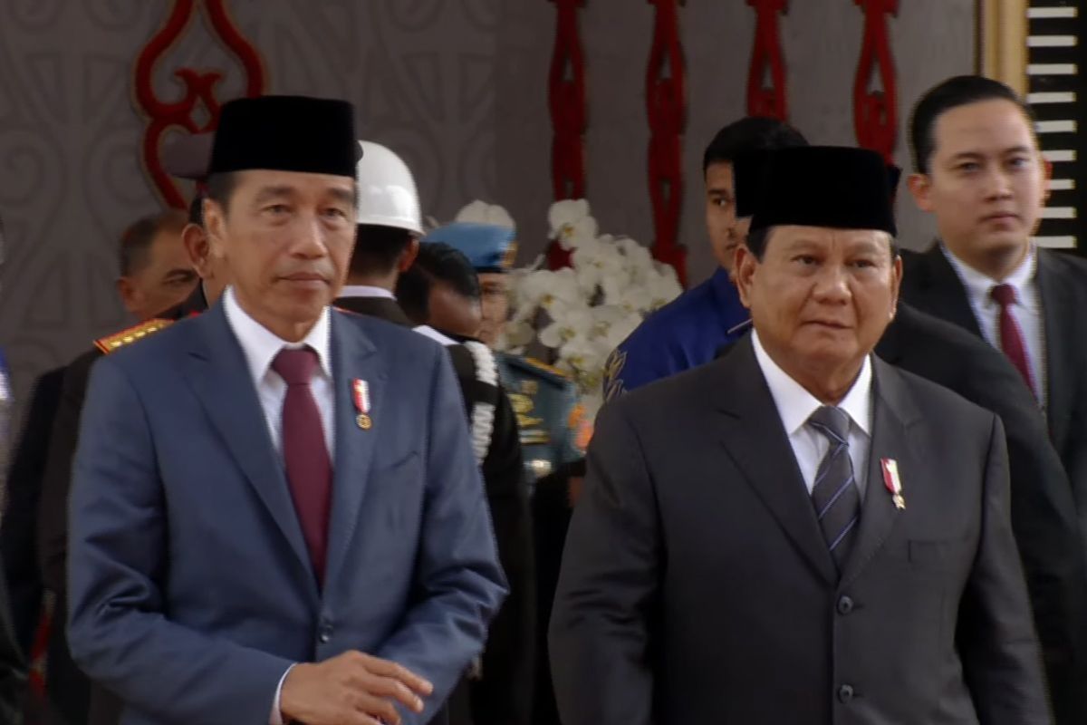 Presiden Joko Widodo hadiri pelantikan anggota MPR, DPR, DPD RI 2024-2029