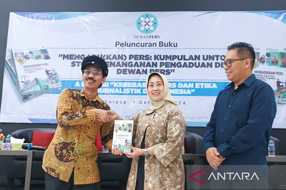 Dewan Pers sebut Buku "Mengadu(kan) Pers" menjadi bahan belajar jurnalis