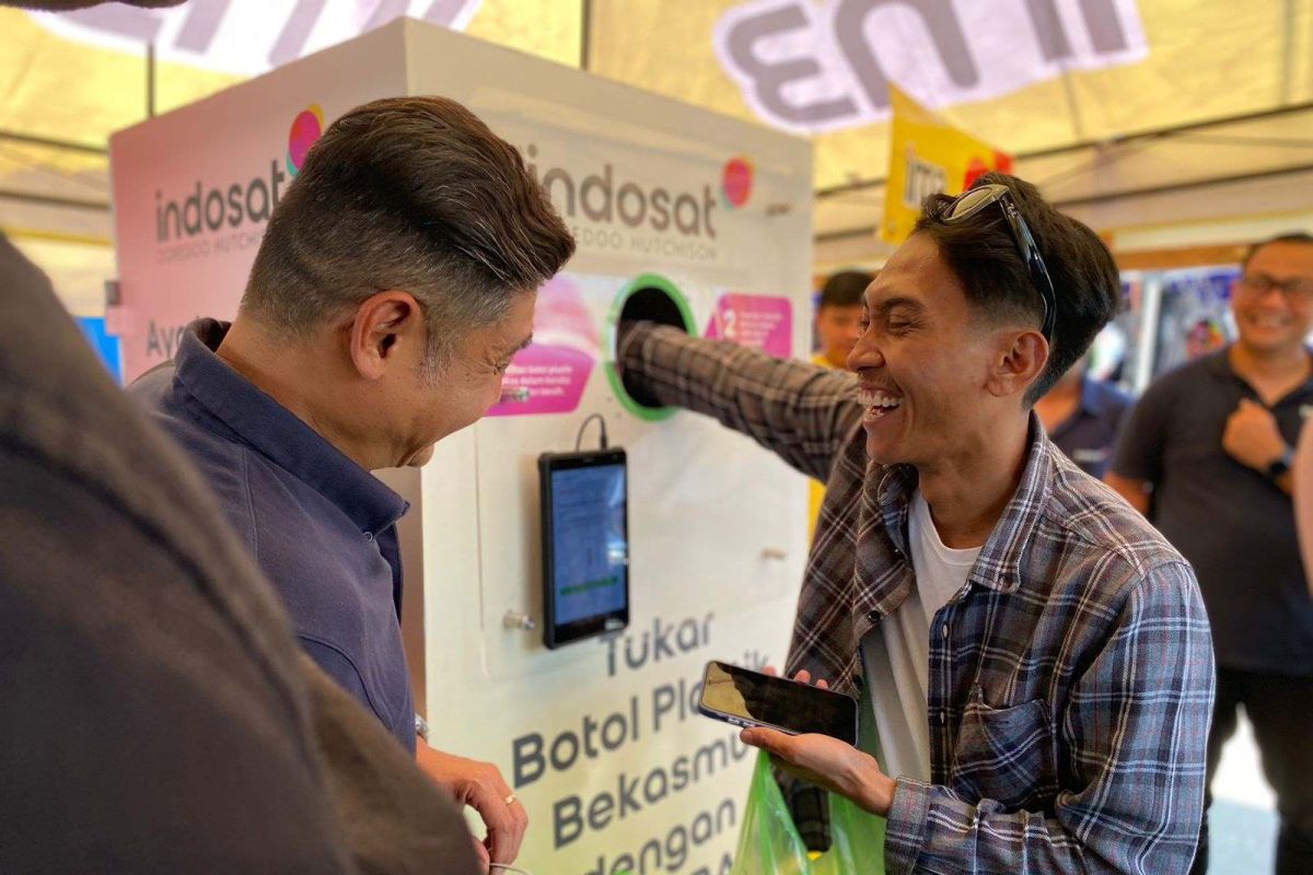 Indosat Ooredoo Hutchison kampanyekan sampah jadi pulsa