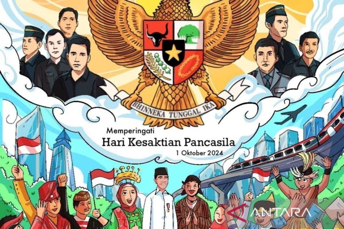 Presiden Jokowi mengingatkan Hari Kesaktian Pancasila amanah yang terus dijaga