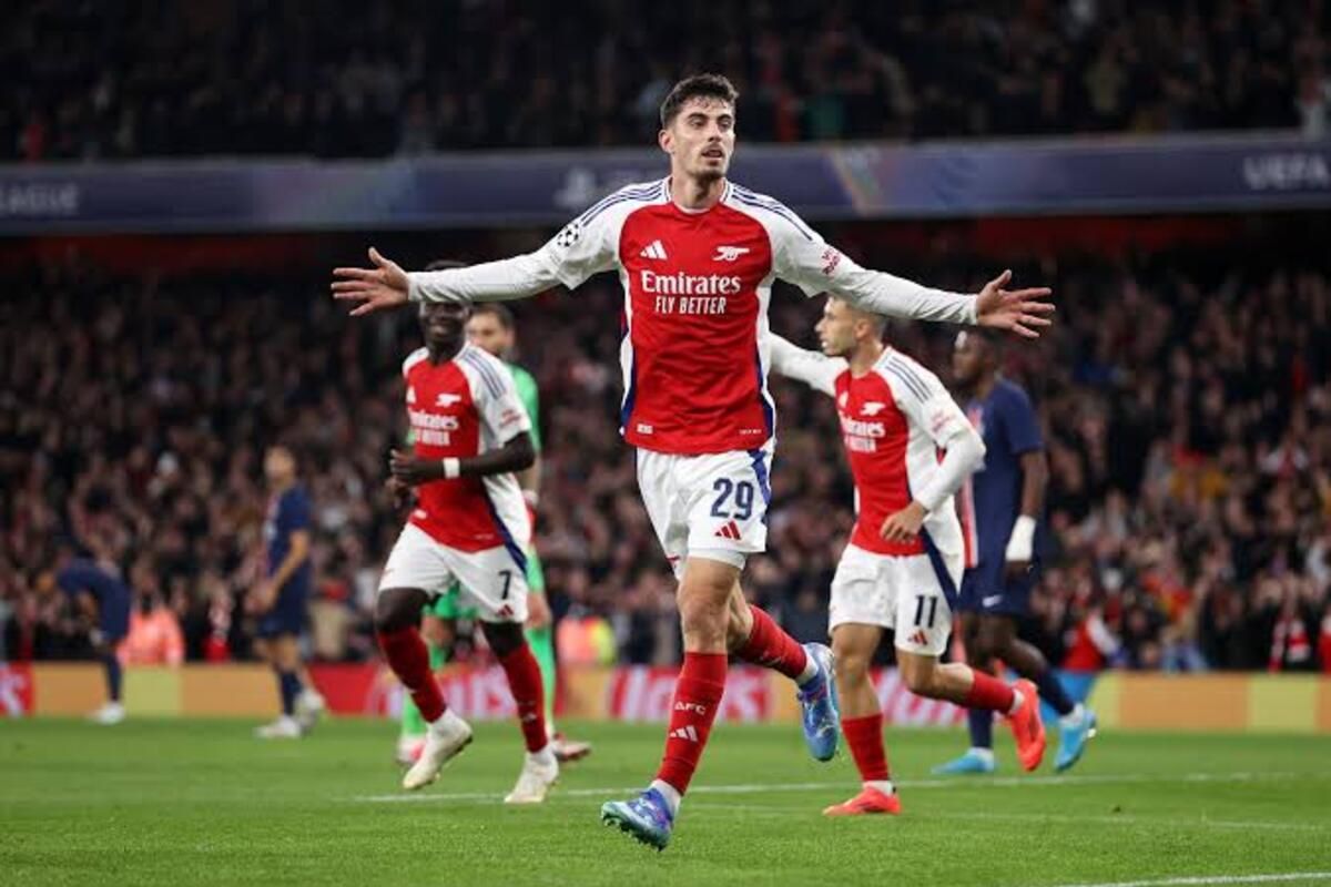 Arsenal kalahkan Paris Saint-Germain 2-0