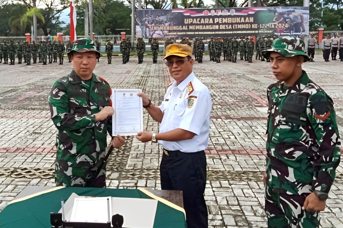 Pemkab Parigi Moutong dukung TMMD ke-122 tingkatkan kesejahteraan masyarakat