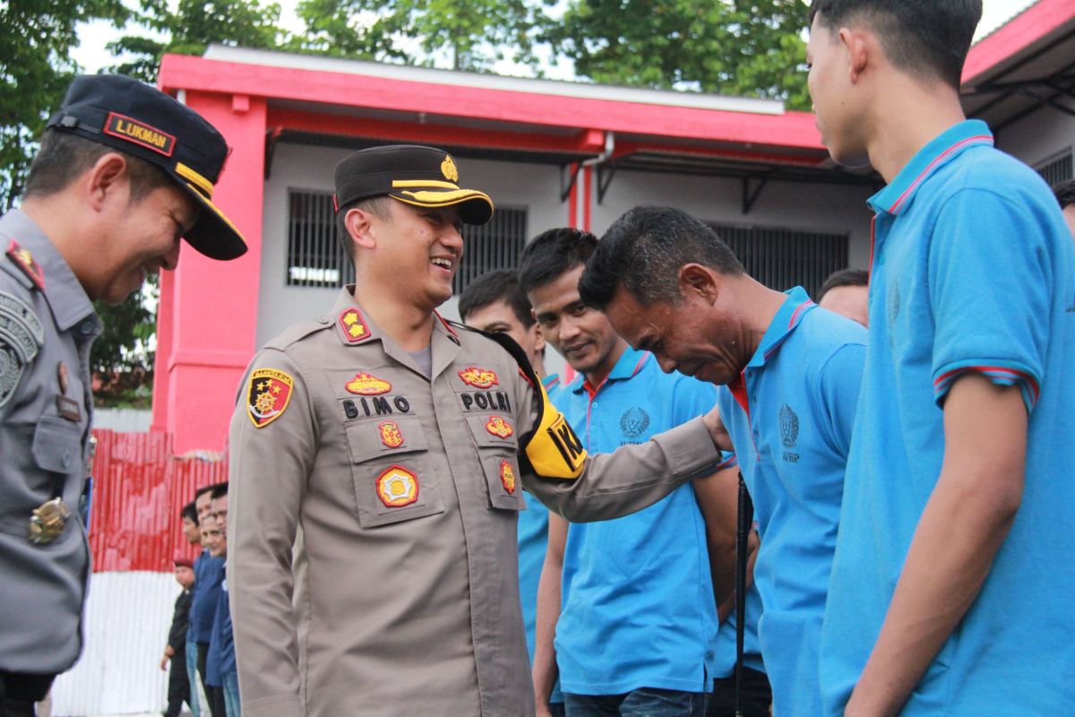 Kapolres Bengkalis minta warga binaan ciptakan pilkada damai