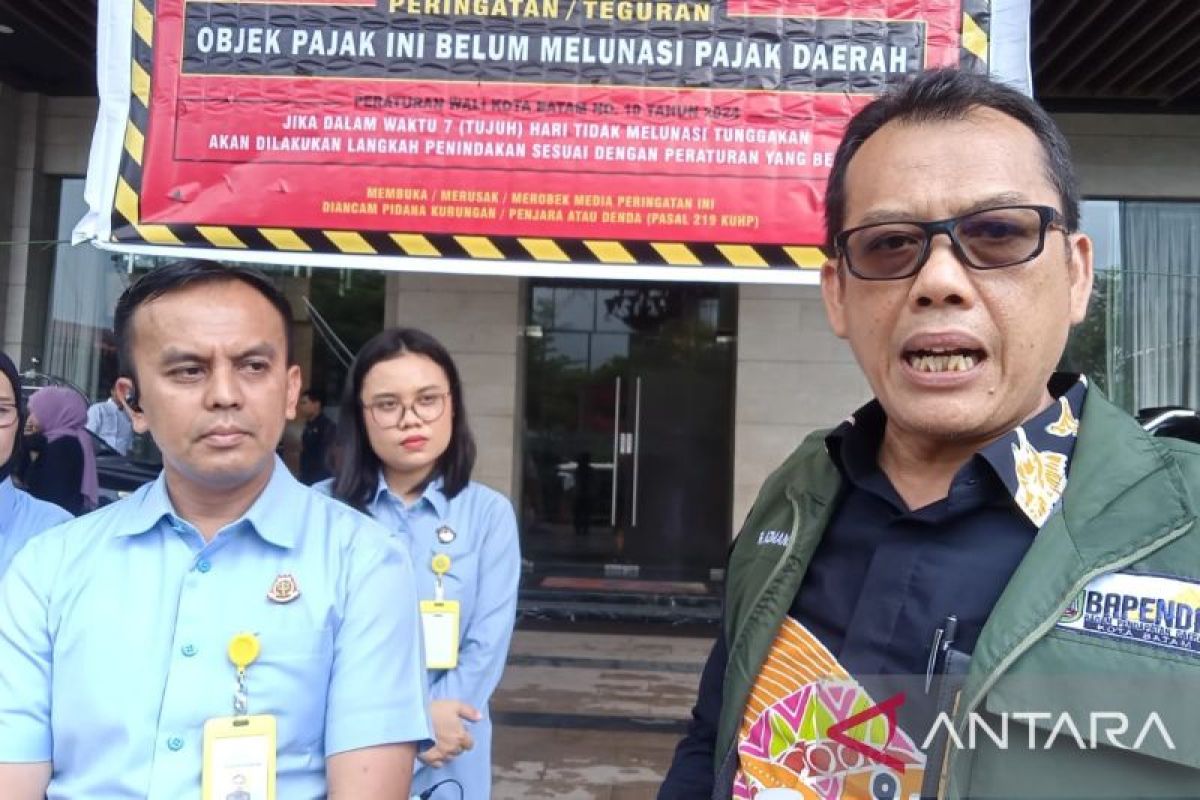 Bapenda Batam tindak tegas objek pajak yang tak lunasi tunggakan