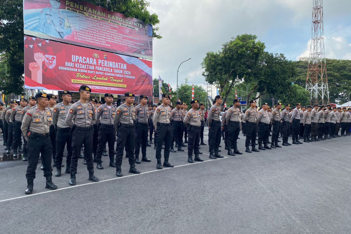 Polisi libatkan 775 personel pengamanan Pilkada Lombok Tengah 2024