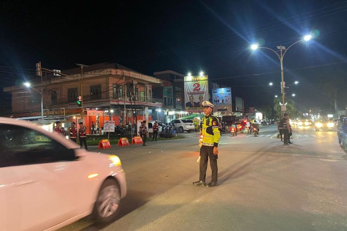 Personel Operasi Mantap Praja Kayan Polda Kaltara Laksanakan Pam Kampanye