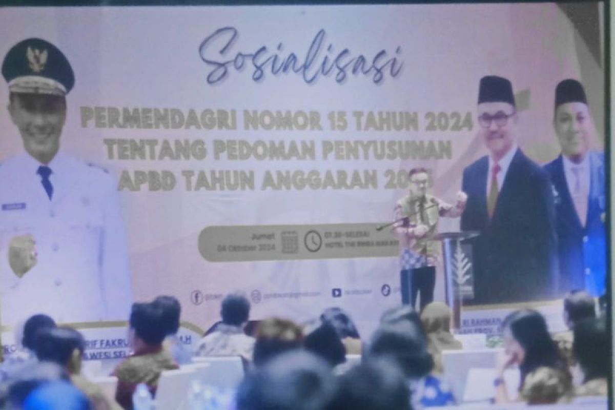 Sekprov Sulsel : Permendagri 15 Tahun 2024 solusi perbedaan penyusunan APBD