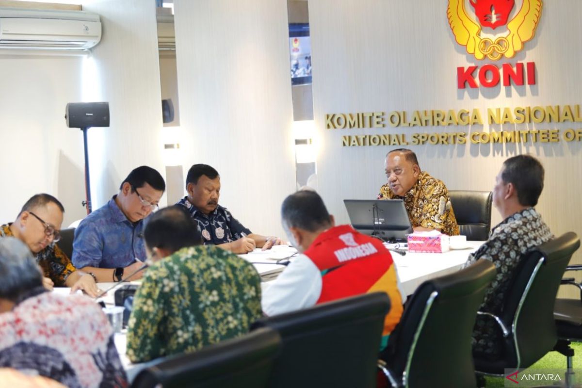 KONI Pusat gelar rapat pelaporan PON XXI Aceh-Sumut